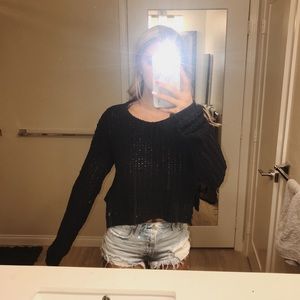 Abercrombie cropped sweater